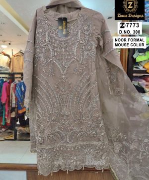 ZIAAZ DESIGNS 300 NOOR FORMAL MOUSE PAKISTANI SUITS