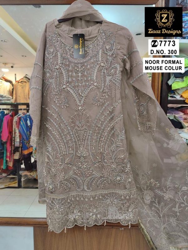 ZIAAZ DESIGNS 300 NOOR FORMAL MOUSE PAKISTANI SUITS