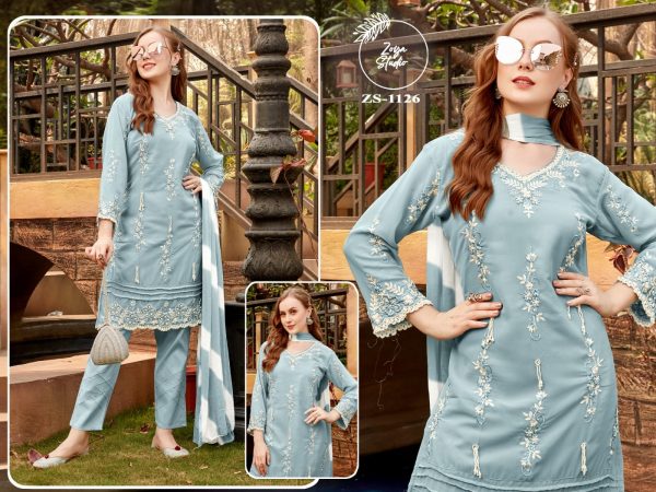 ZOYA STUDIO ZS 1126 READYMADE LUXURY TUNIC