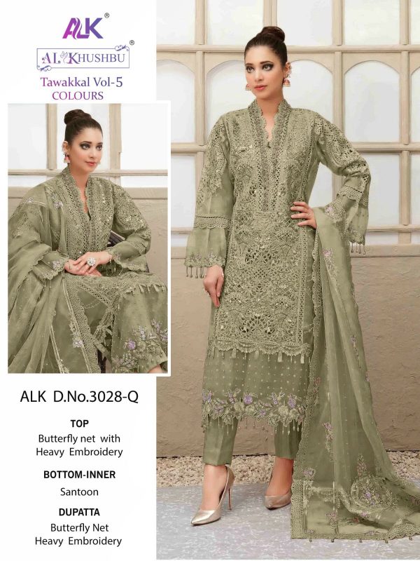 AL KHUSHBU ALK 3028 Q TAWAKKAL VOL 5 SALWAR SUITS