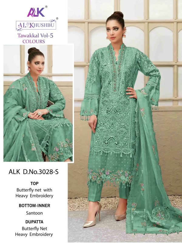 AL KHUSHBU ALK 3028 S TAWAKKAL VOL 5 SALWAR SUITS