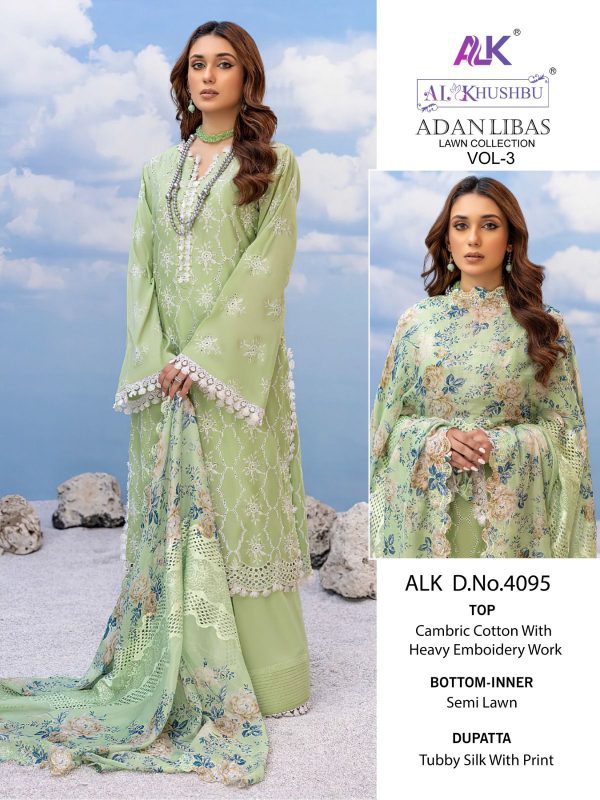 AL KHUSHBU ALK 4094 TO 4097 ADAN LIBAS VOL 3 SALWAR SUITS