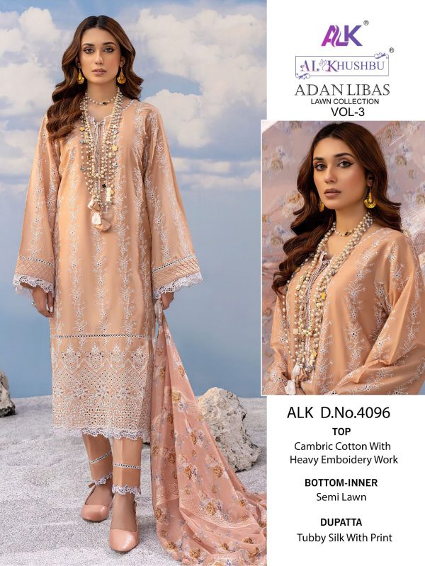 AL KHUSHBU ALK 4094 TO 4097 ADAN LIBAS VOL 3 SALWAR SUITS