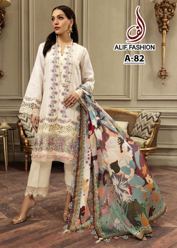 ALIF FASHOIN A 82 PAKISTANI SUITS MANUFACTURER