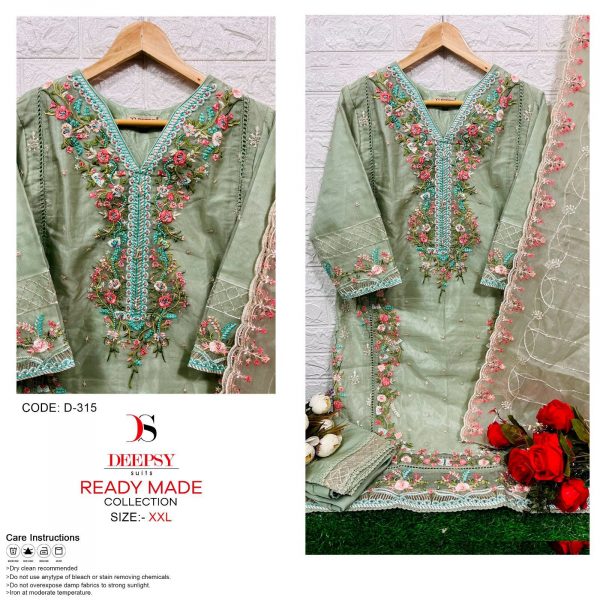 DEEPSY SUITS D 315 READYMADE PAKISTANI SUITS