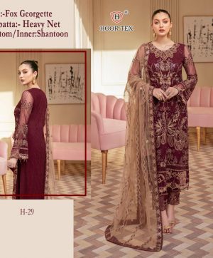 HOOR TEX H 29 PAKISTANI SUITS IN INDIA