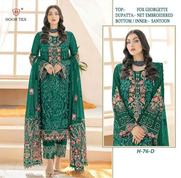 HOOR TEX H 76 D PAKISTANI SUITS IN INDIA