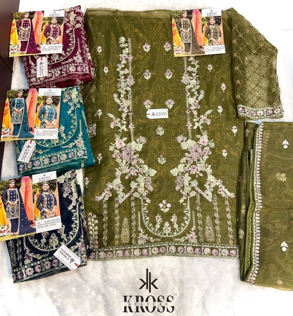 KROSS KULTURE KK 008 PAKISTANI SUITS IN COLOUR