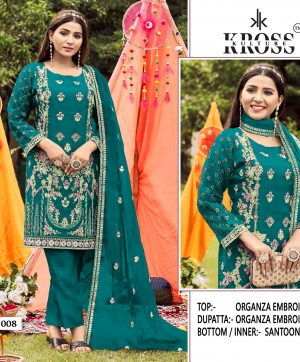 KROSS KULTURE KK 008 PAKISTANI SUITS IN COLOUR