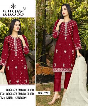 KROSS KULTURE KK 022 SALWAR SUITS IN COLOUR