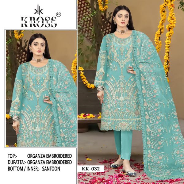 KROSS KULTURE KK 032 SALWAR SUITS IN COLOUR