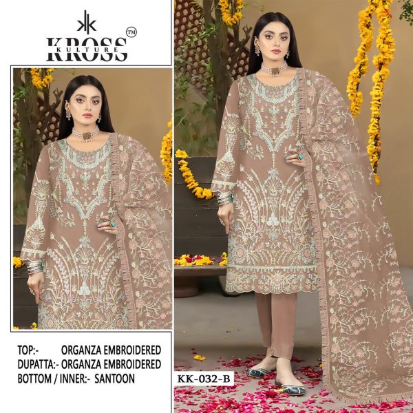 KROSS KULTURE KK 032 SALWAR SUITS IN COLOUR