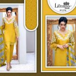 LAXURIA TRENDZ 1274 YELLOW READYMADE SUITS