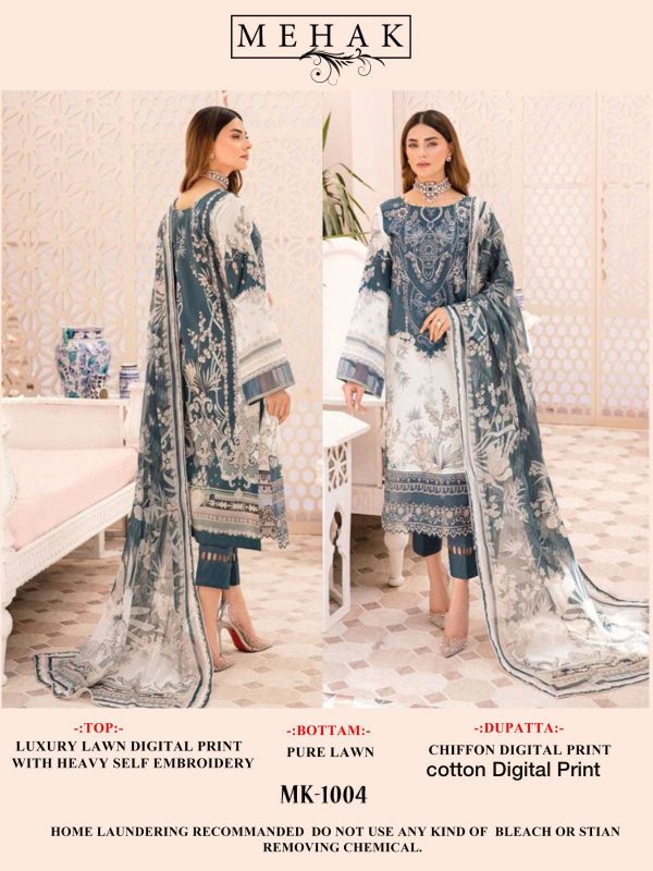 MEHAK MK 1004 PAKISTANI SALWAR SUITS IN INDIA