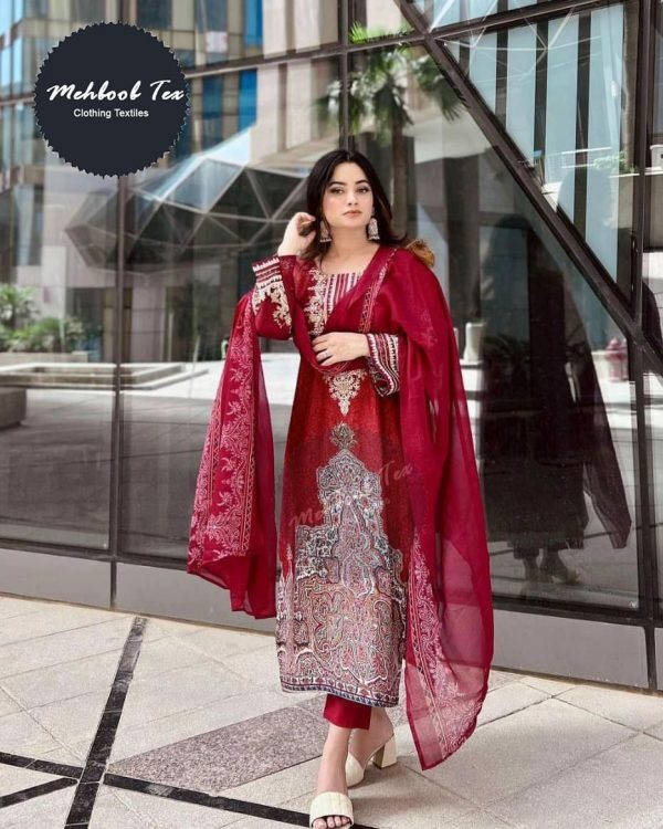 MEHBOOB TEX 1094 MARIAB LAWN VOL 1 SALWAR SUITS