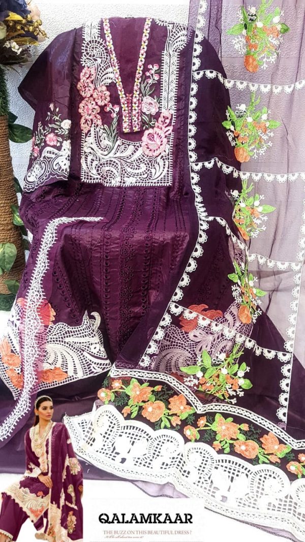 QALAMKAAR LAWN 01 F PAKISTANI SUITS IN INDIA