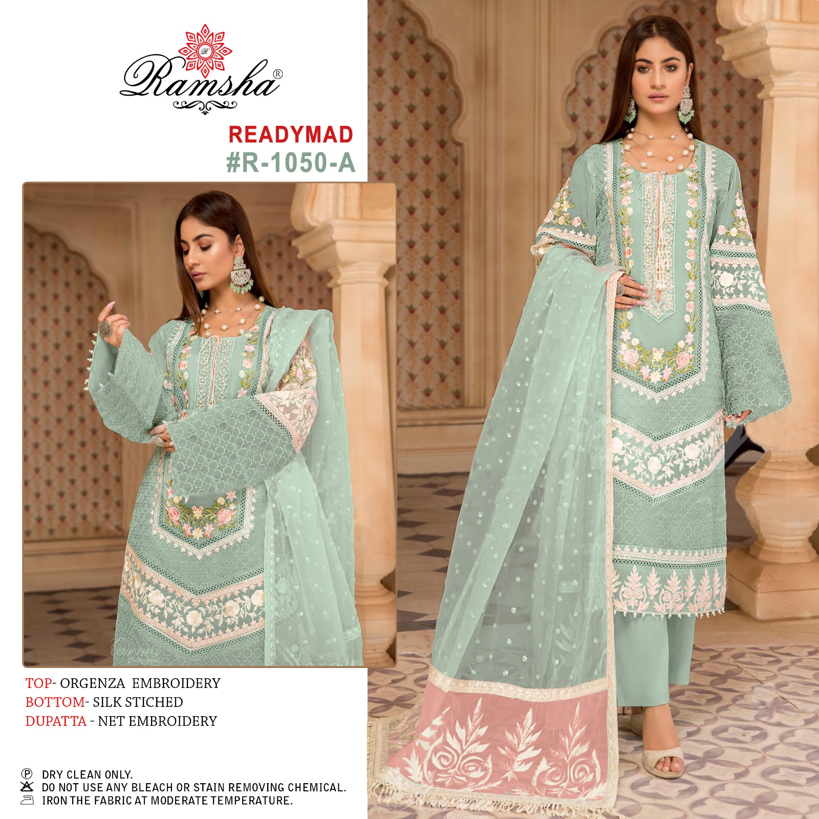 RAMSHA 1050 A READYMADE PAKISTANI SUITS