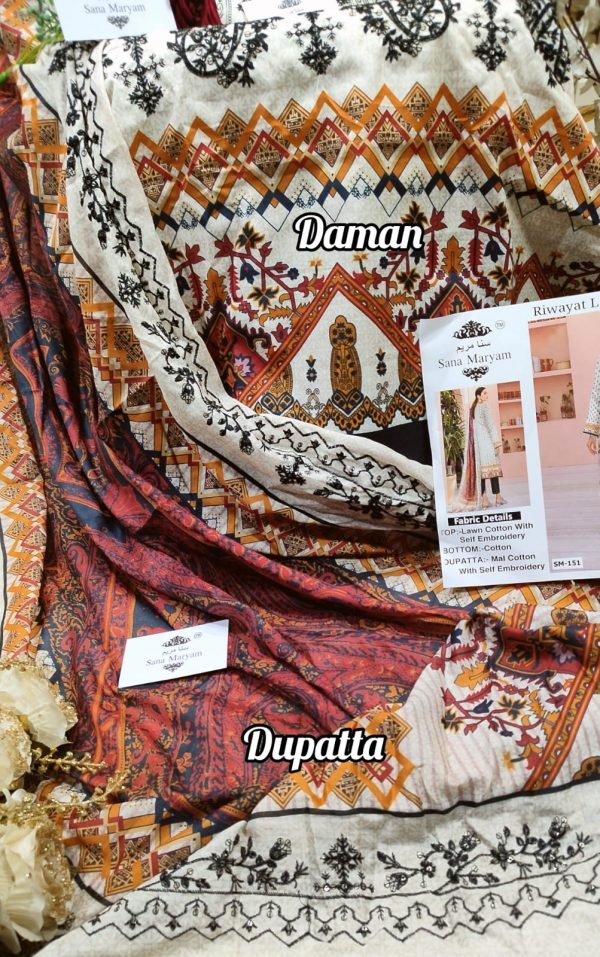 SANA MARYAM SM 151 RIWAYAT SALWAR SUITS