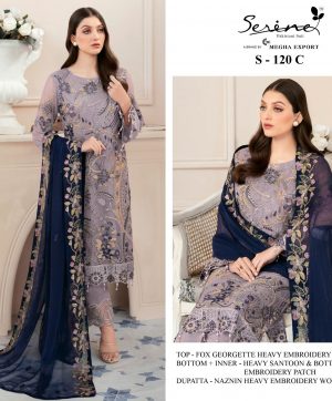 SERINE S 120 C PAKISTANI SUITS IN INDIA