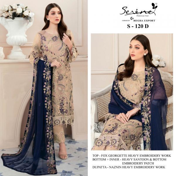 SERINE S 120 D PAKISTANI SUITS IN INDIA