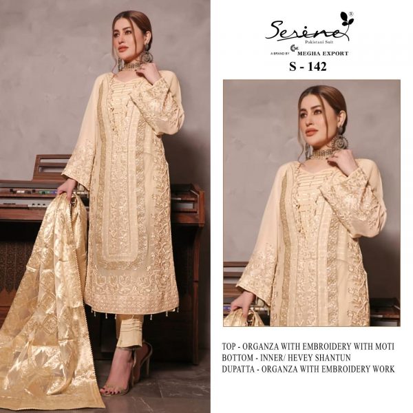 SERINE S 142 PAKISTANI SUITS MANUFACTURER