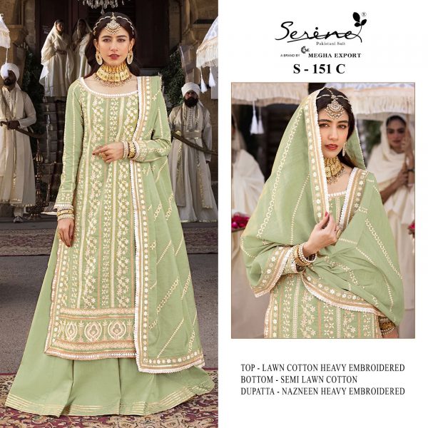 SERINE S 151 SALWAR SUITS WHOLESALER