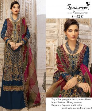 SERINE S 92 C PAKISTANI SALWAR SUITS IN INDIA