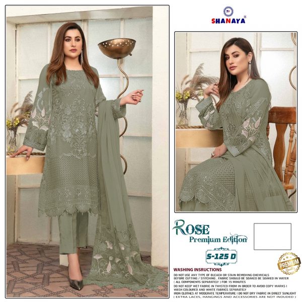 SHANAYA FASHION S 125 D ROSE PAKISTANI SUITS