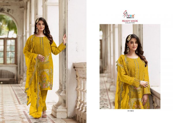 SHREE FABS R 1109 B READYMADE PAKISTANI SUITS