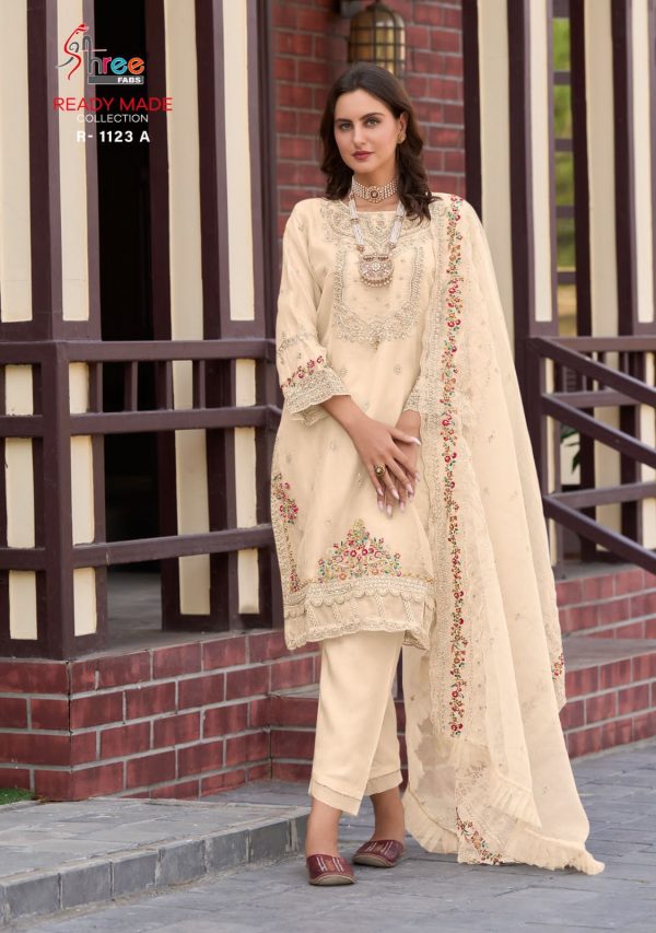 SHREE FABS R 1123 A READYMADE SALWAR SUITS