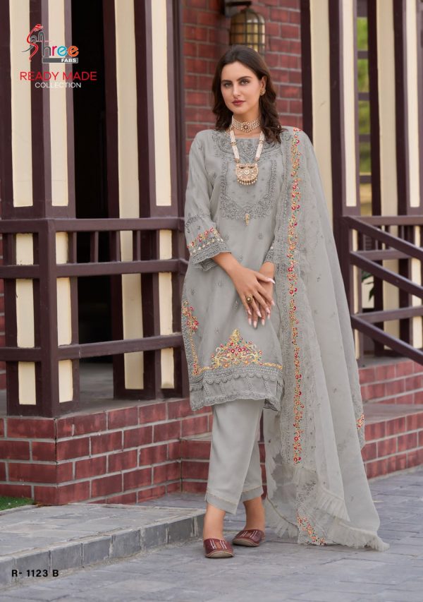 SHREE FABS R 1123 B READYMADE SALWAR SUITS