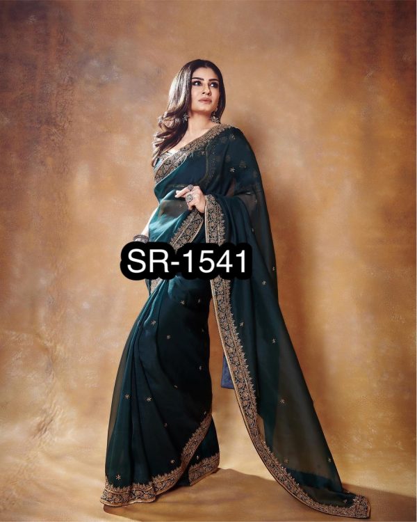 SHREE HARI SR 1541 DESIGNER EMBROIDERED SAREE