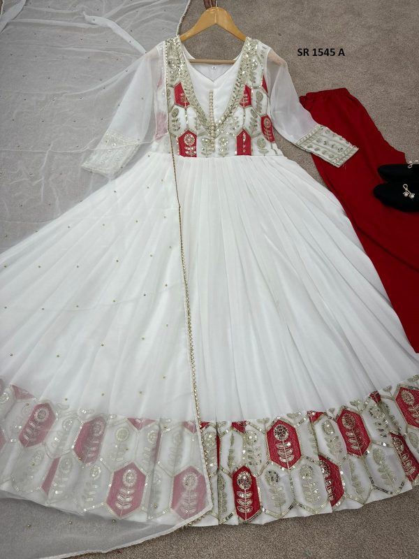 SHREE HARI SR 1545 A DESIGNER GOWN WHOLESALER