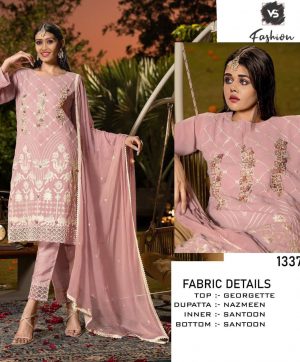 VS FASHION 1337 PAKISTANI SUITS IN COLOURS