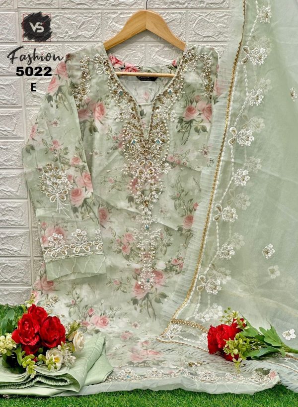 VS FASHION 5022 E TO H READYMADE PAKISTANI SUITS