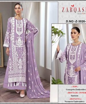 ZARQASH 3026 PAKISTANI SUITS IN INDIA