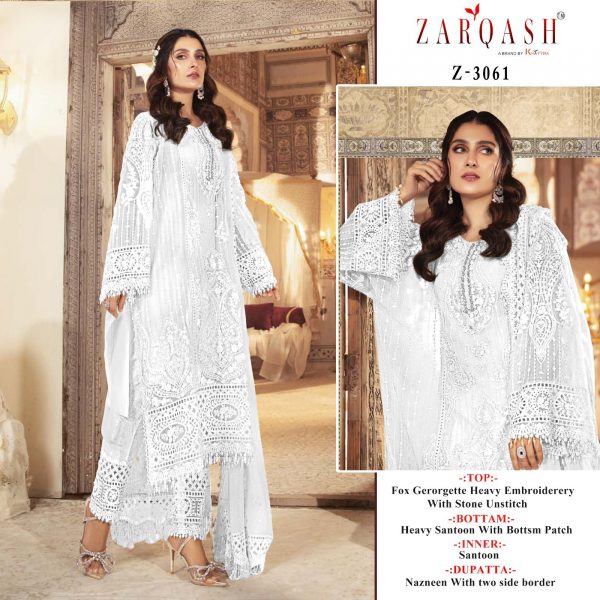 ZARQASH Z 3061 SALWAR SUITS MANUFACTURER