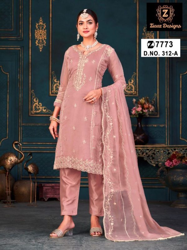 ZIAAZ DESIGNS 312 PAKISTANI SUITS IN INDIA