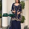 AAROHI DESIGNER AD 071 DESIGNER SUITS WHOLESALE