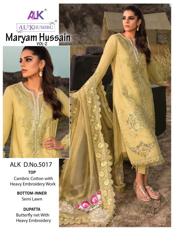 AL KHUSHBU ALK 5017 MARYAM HUSSAIN VOL 2 SALWAR SUITS