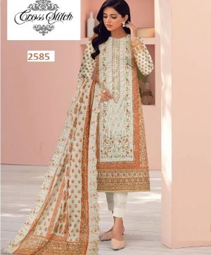 CROSS STITCH 2585 PAKISTANI SALWAR SUITS