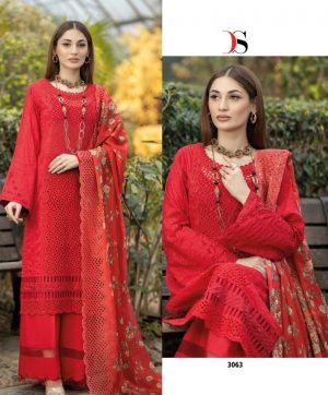 DEEPSY SUITS 3063 ADANLIBAS CHIKANKARI 23 SUITS