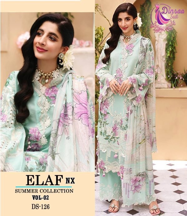 DINSAA DS 126 ELAF SUMMER COLLECTION VOL 2 SALWAR SUITS