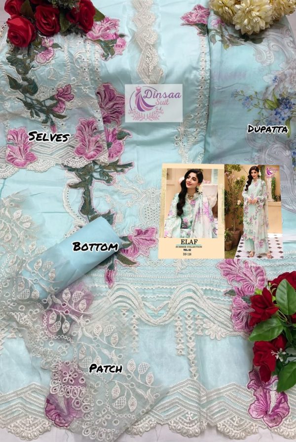 DINSAA DS 126 ELAF SUMMER COLLECTION VOL 2 SALWAR SUITS