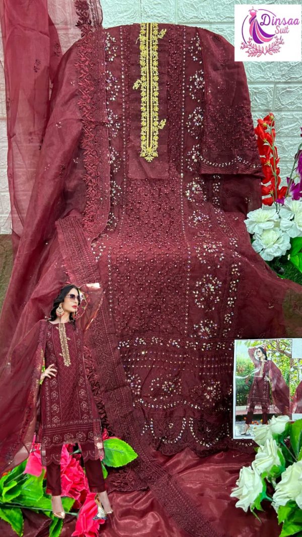 DINSAA SUIT 175 A TO D SALWAR SUITS IN INDIA