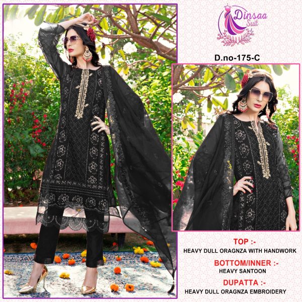 DINSAA SUIT 175 A TO D SALWAR SUITS IN INDIA