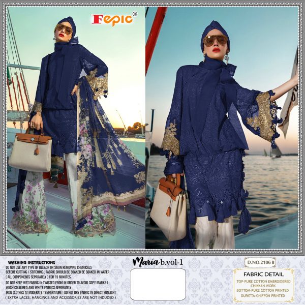 FEPIC 2106 B MARIA B VOL 1 PAKISTANI SUITS