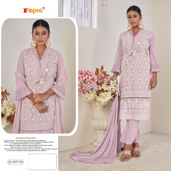 FEPIC C 1277 ROSEMEEN PAKISTANI SUITS IN COLOURS