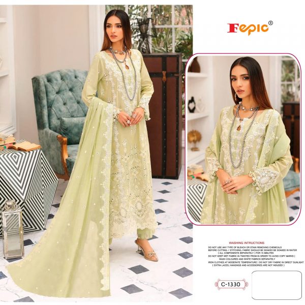 FEPIC C 1330 ROSEMEEN PAKISTANI SALWAR SUITS