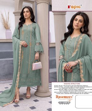 FEPIC C 1586 B ROSEMEEN PAKISTANI SUITS